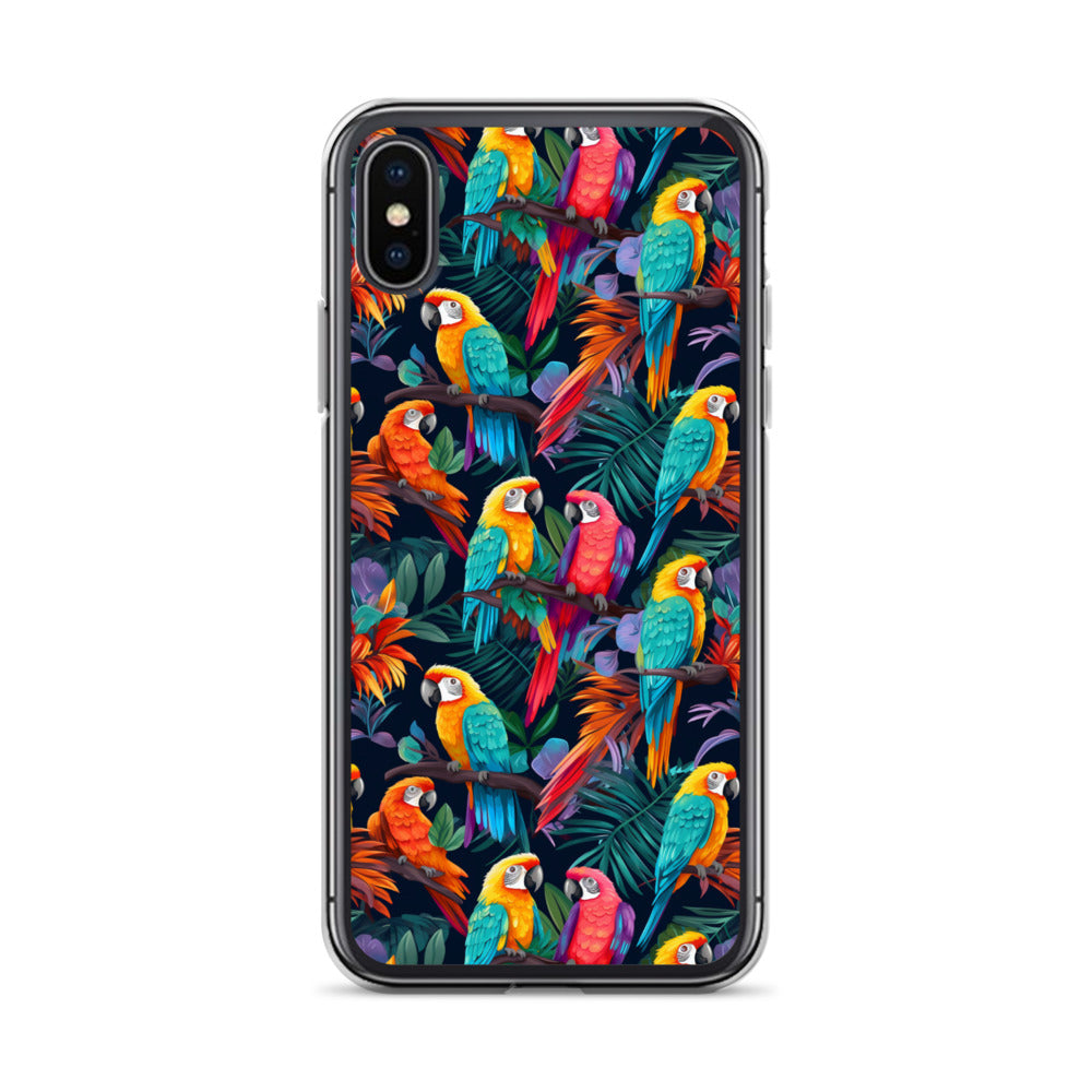 iPhone Case - Colorful Parrots