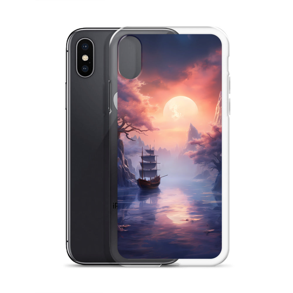 iPhone Case - Japanese Seascape Moonrise