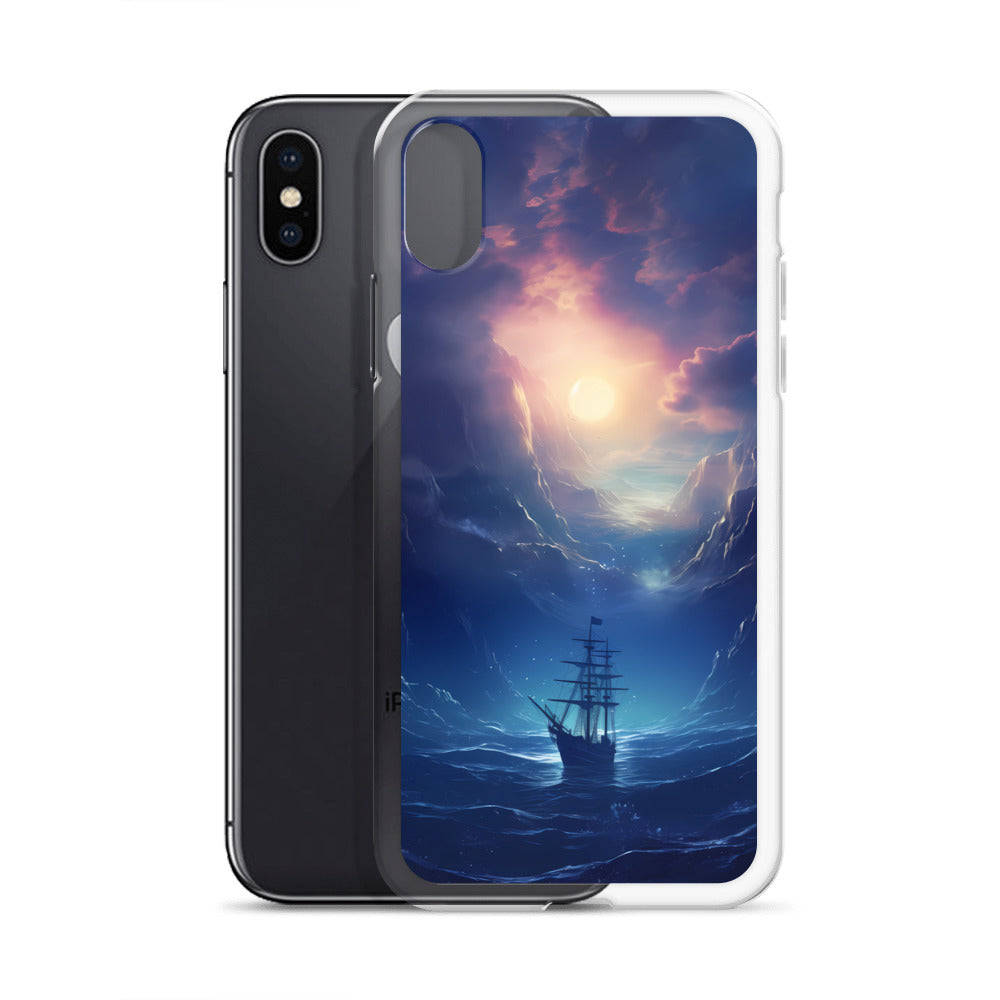iPhone Case - Wooden Ship in Moonlight