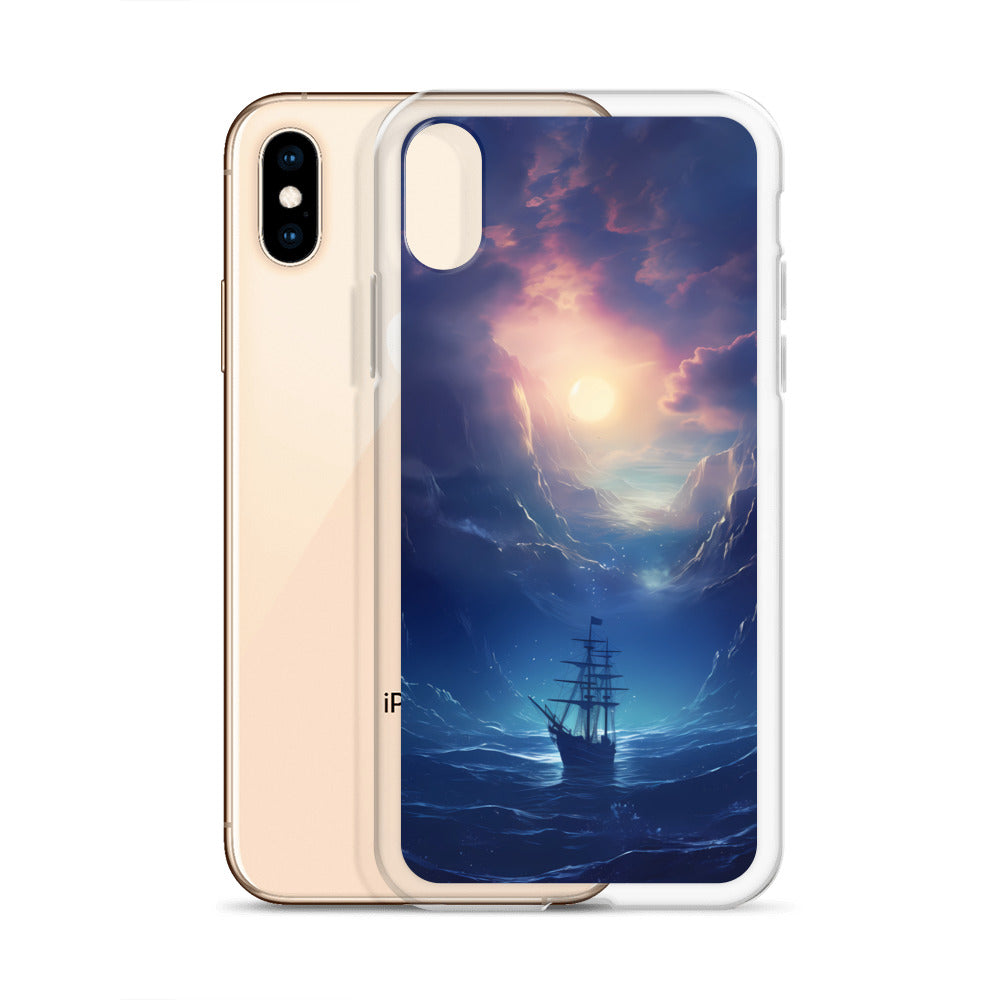 iPhone Case - Wooden Ship in Moonlight
