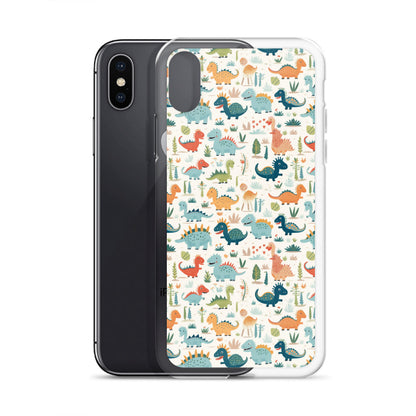 iPhone Case - Cute Dinosaurs Pattern