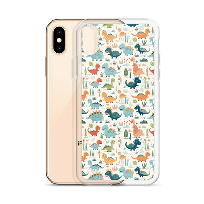 iPhone Case - Cute Dinosaurs Pattern