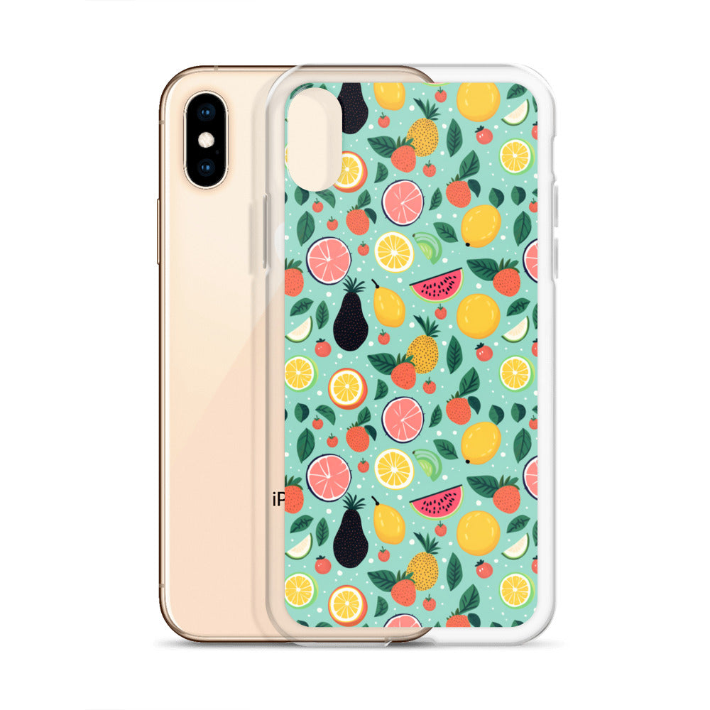 iPhone Case - Fun Fruits Pattern