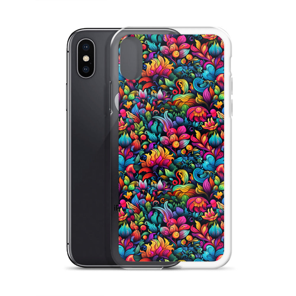 iPhone Case - Psychedelic Flowers
