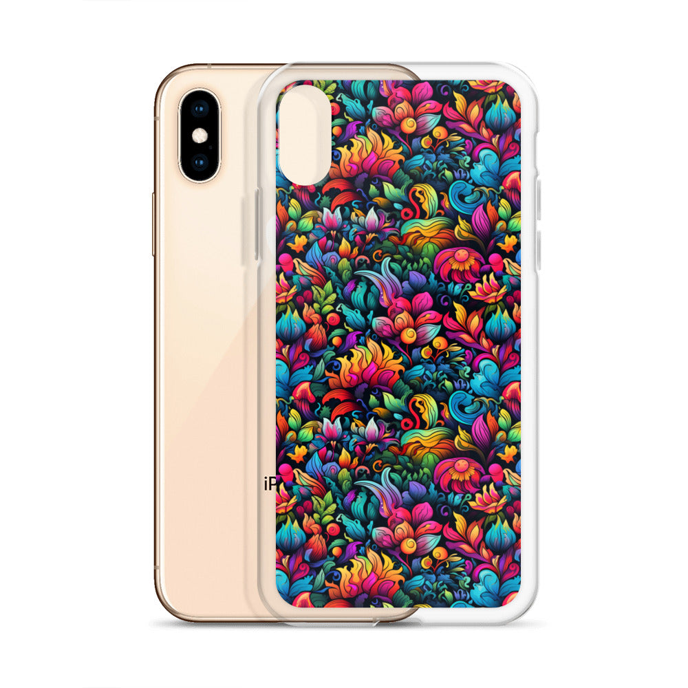 iPhone Case - Psychedelic Flowers