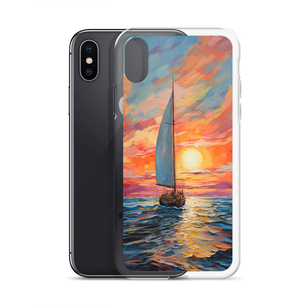 iPhone Case - Luminous Sailboat