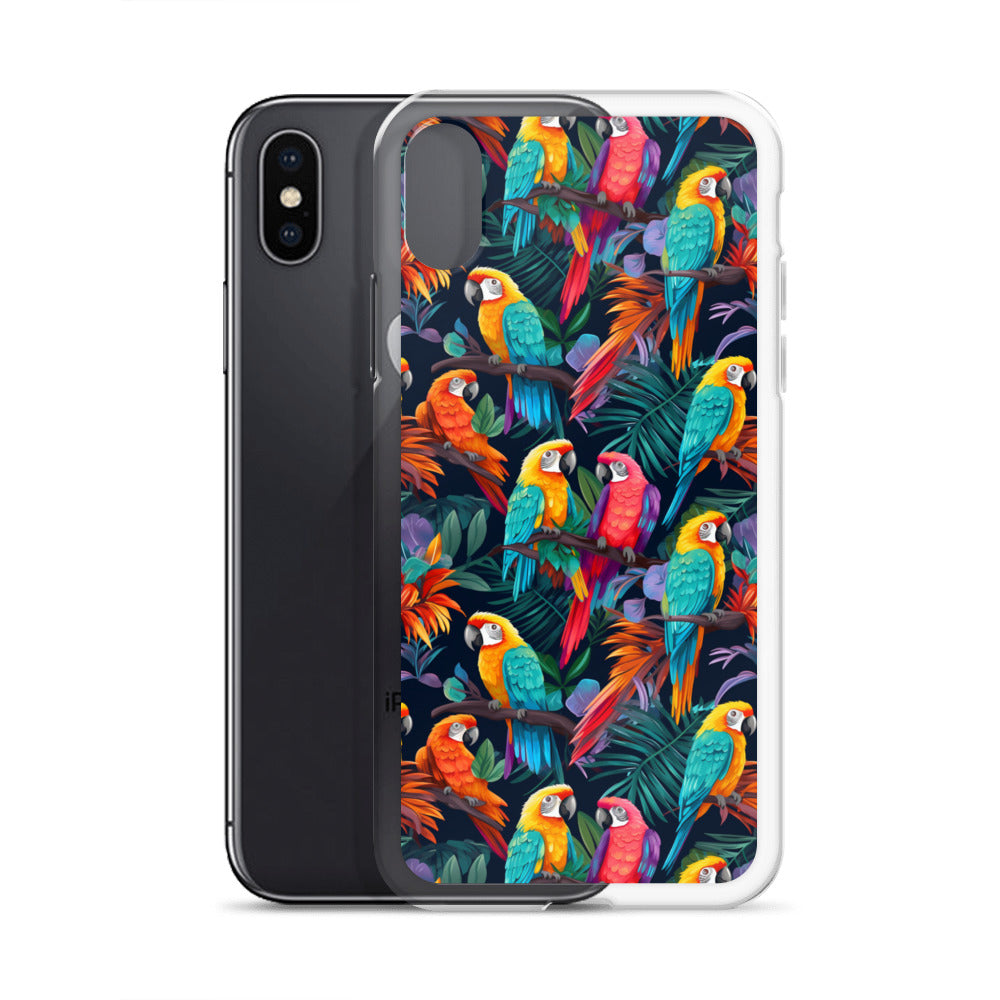 iPhone Case - Colorful Parrots