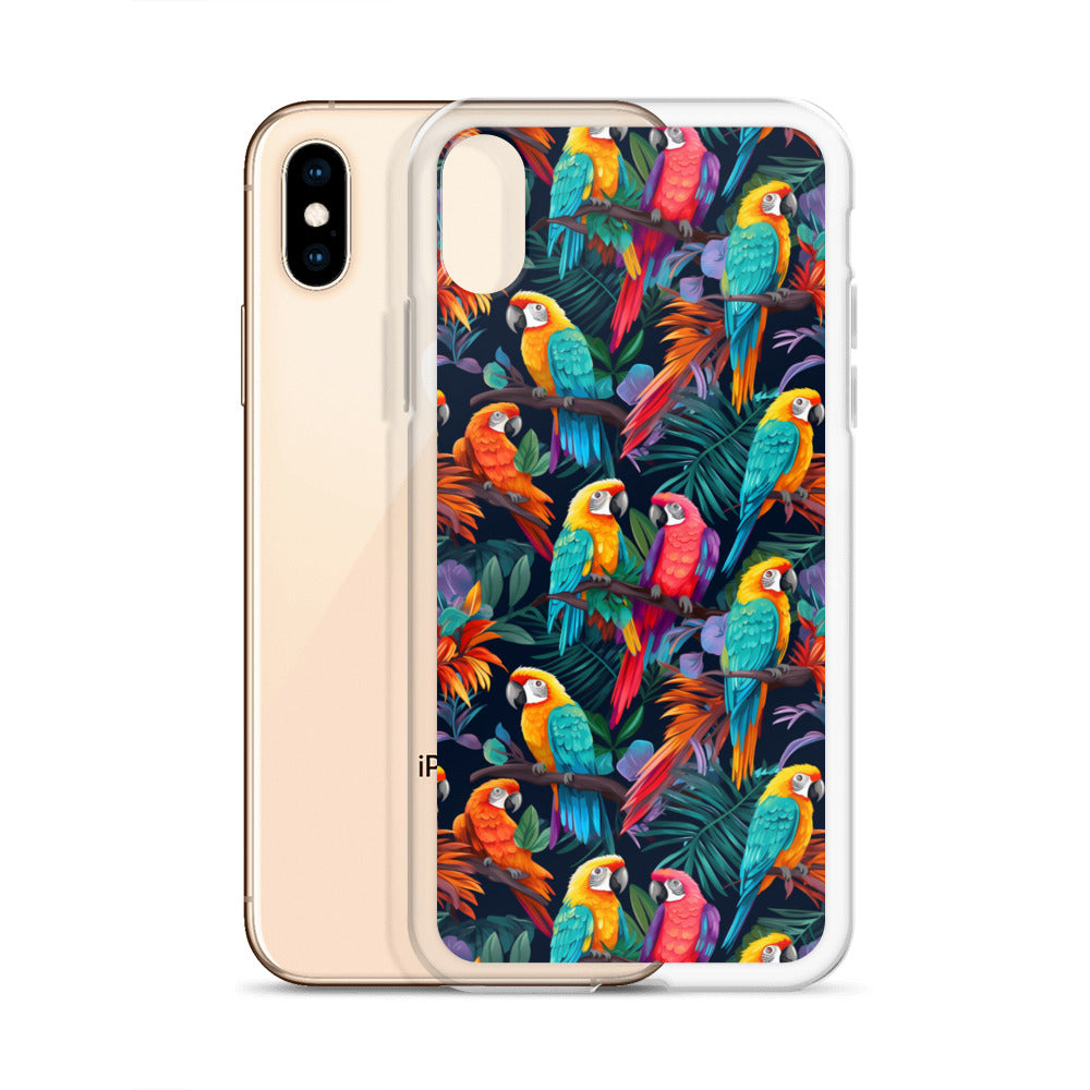 iPhone Case - Colorful Parrots