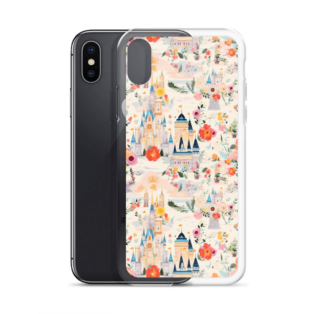 iPhone Case - Castles and Flowers