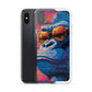 iPhone Case - Blue Gorilla Graffiti Art