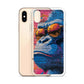 iPhone Case - Blue Gorilla Graffiti Art