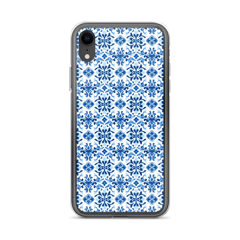 iPhone Case - Blue Ceramic Pattern