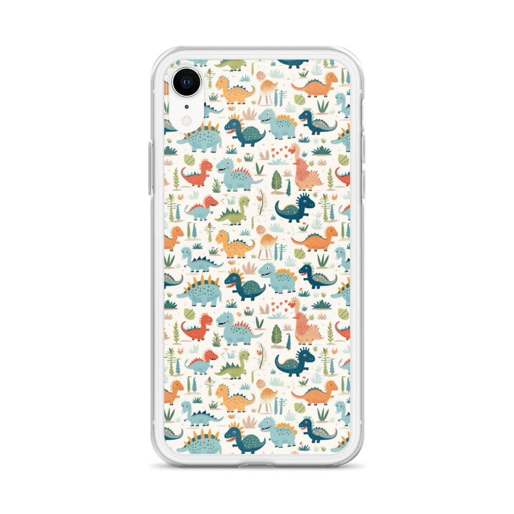 iPhone Case - Cute Dinosaurs Pattern