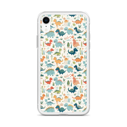 iPhone Case - Cute Dinosaurs Pattern