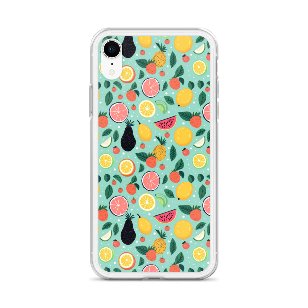 iPhone Case - Fun Fruits Pattern