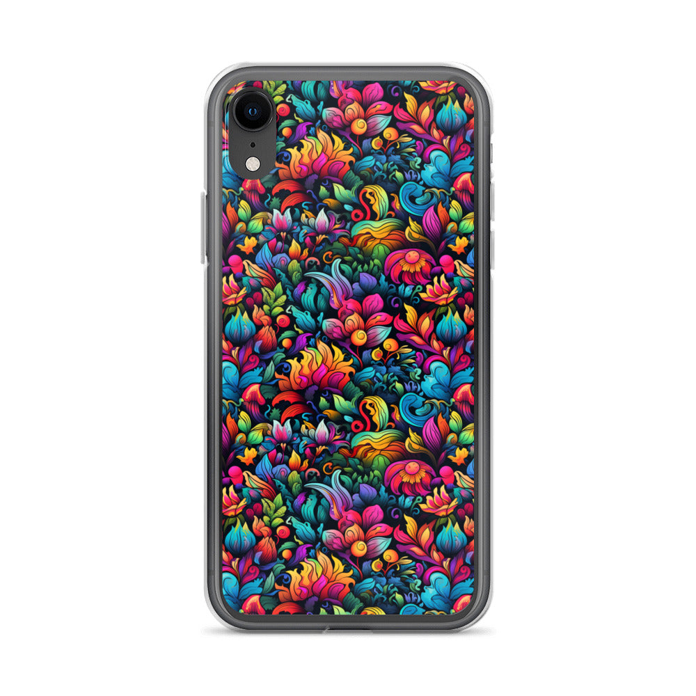 iPhone Case - Psychedelic Flowers