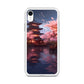 iPhone Case - Ancient Kyoto with Flying Cherry Blossoms