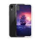iPhone Case - Seascape Wooden Ship at Dusk