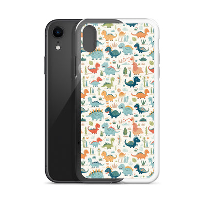 iPhone Case - Cute Dinosaurs Pattern