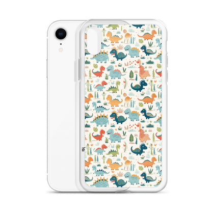 iPhone Case - Cute Dinosaurs Pattern