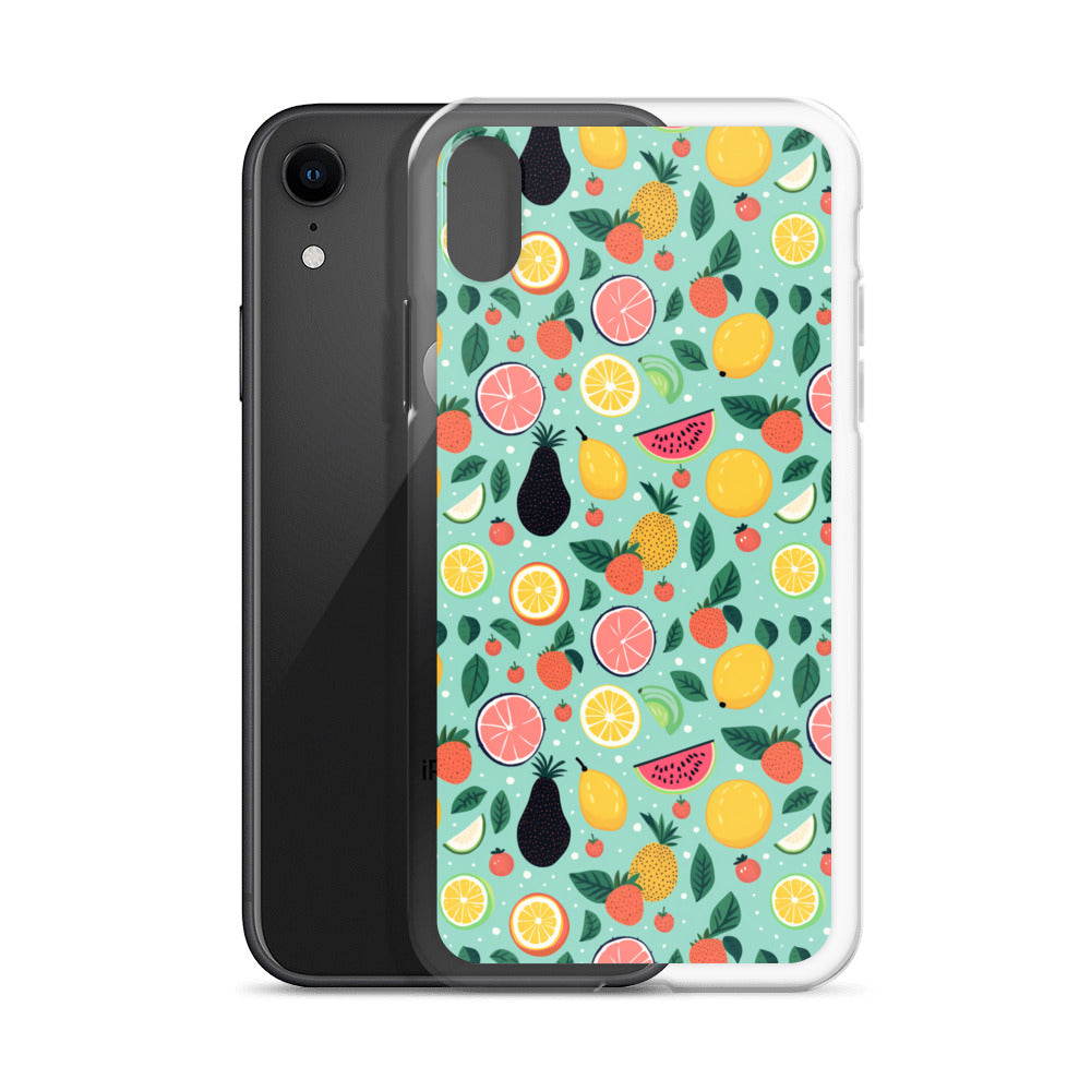 iPhone Case - Fun Fruits Pattern