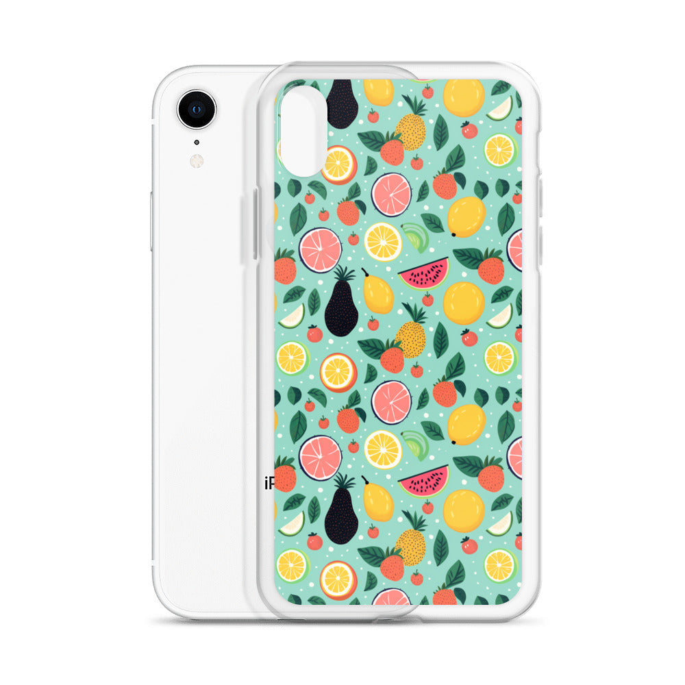 iPhone Case - Fun Fruits Pattern
