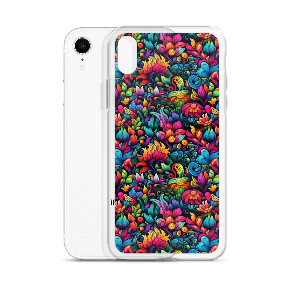 iPhone Case - Psychedelic Flowers