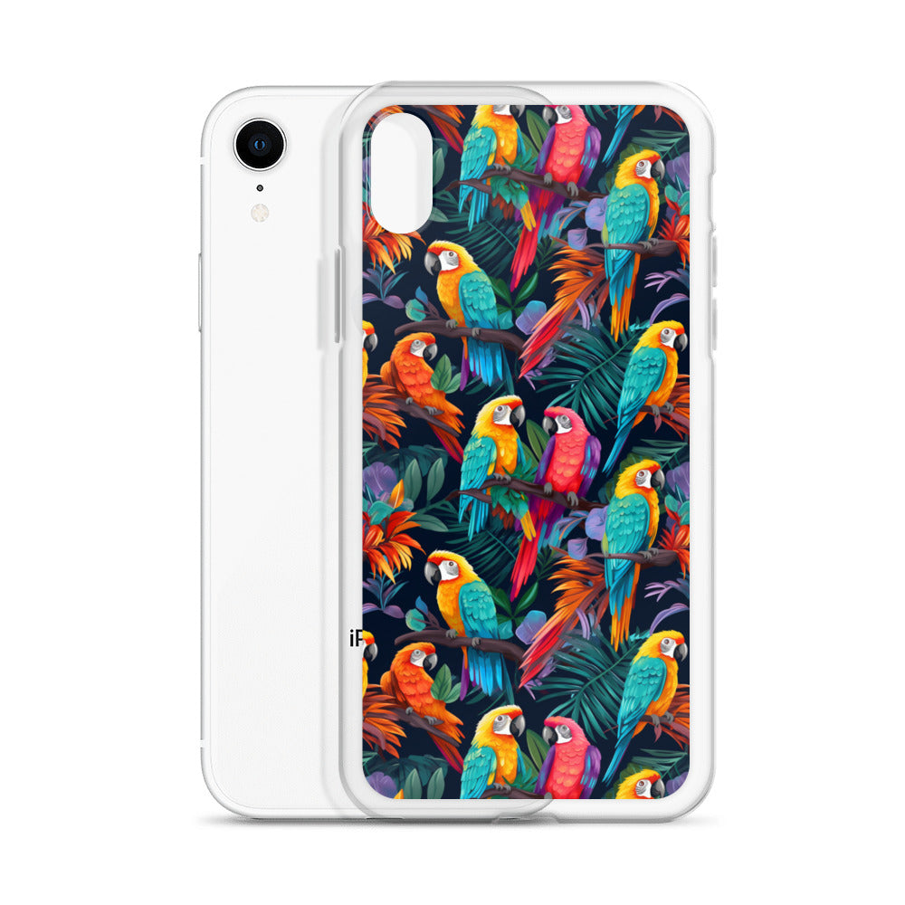iPhone Case - Colorful Parrots