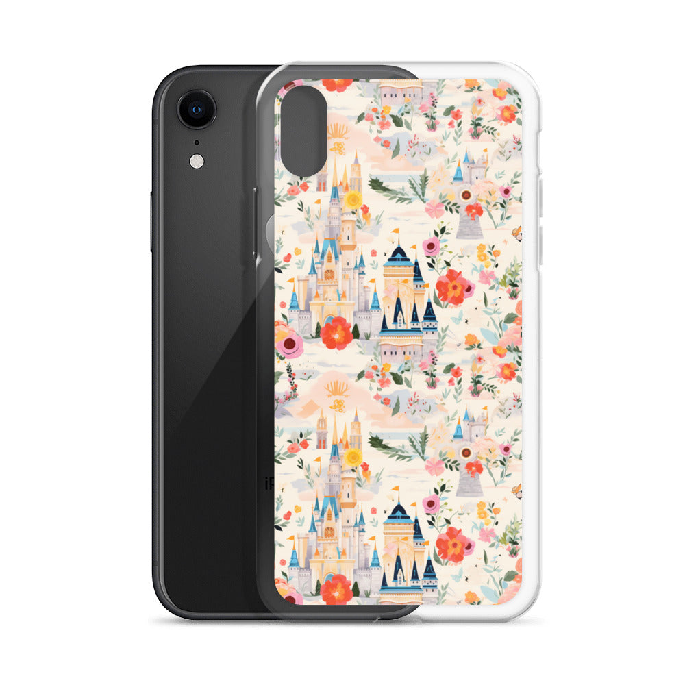iPhone Case - Castles and Flowers
