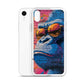 iPhone Case - Blue Gorilla Graffiti Art