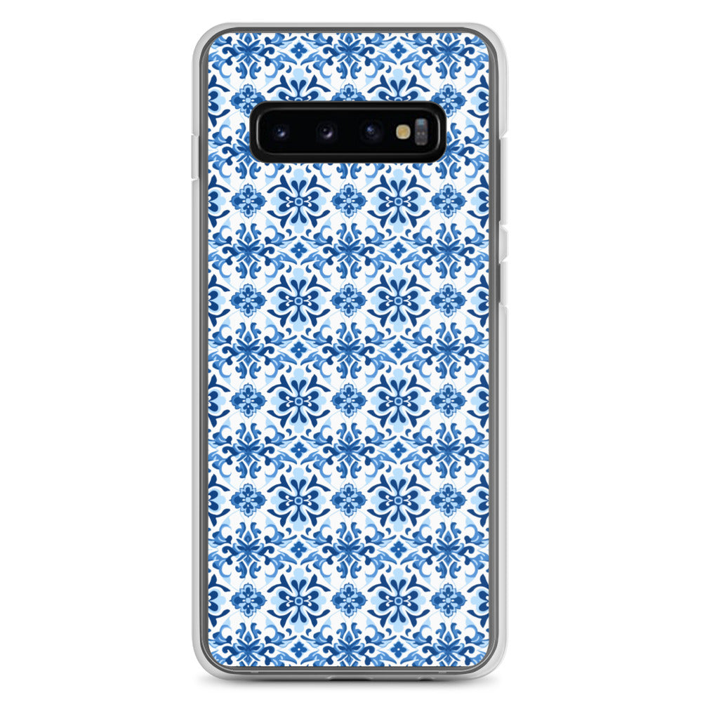 Samsung Case - Blue Ceramic Pattern