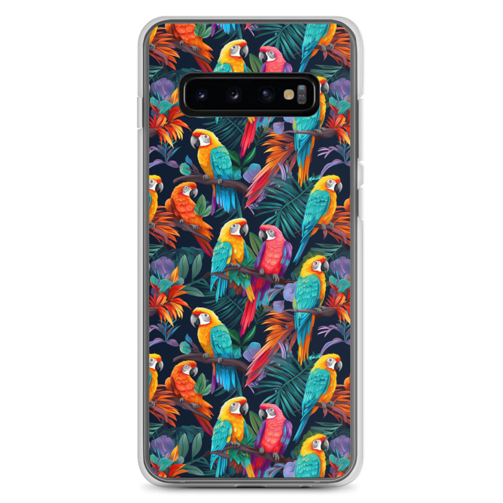 Samsung Case - Colorful Parrots
