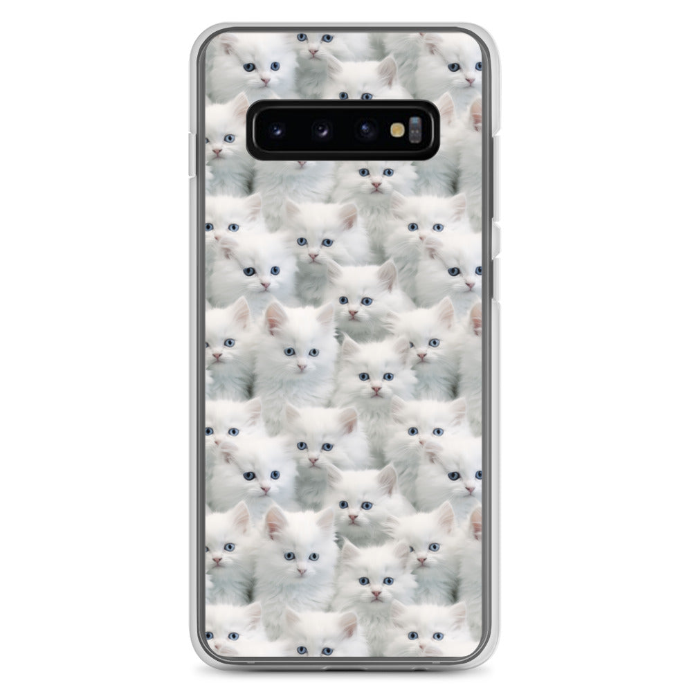 Samsung Case - Cute White Kittens