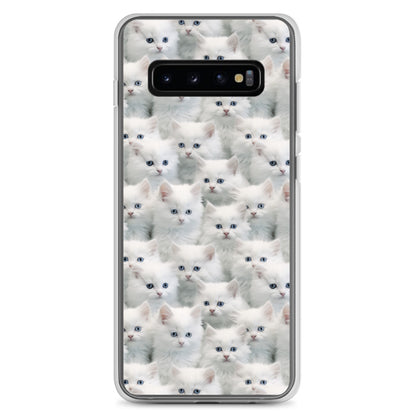 Samsung Case - Cute White Kittens