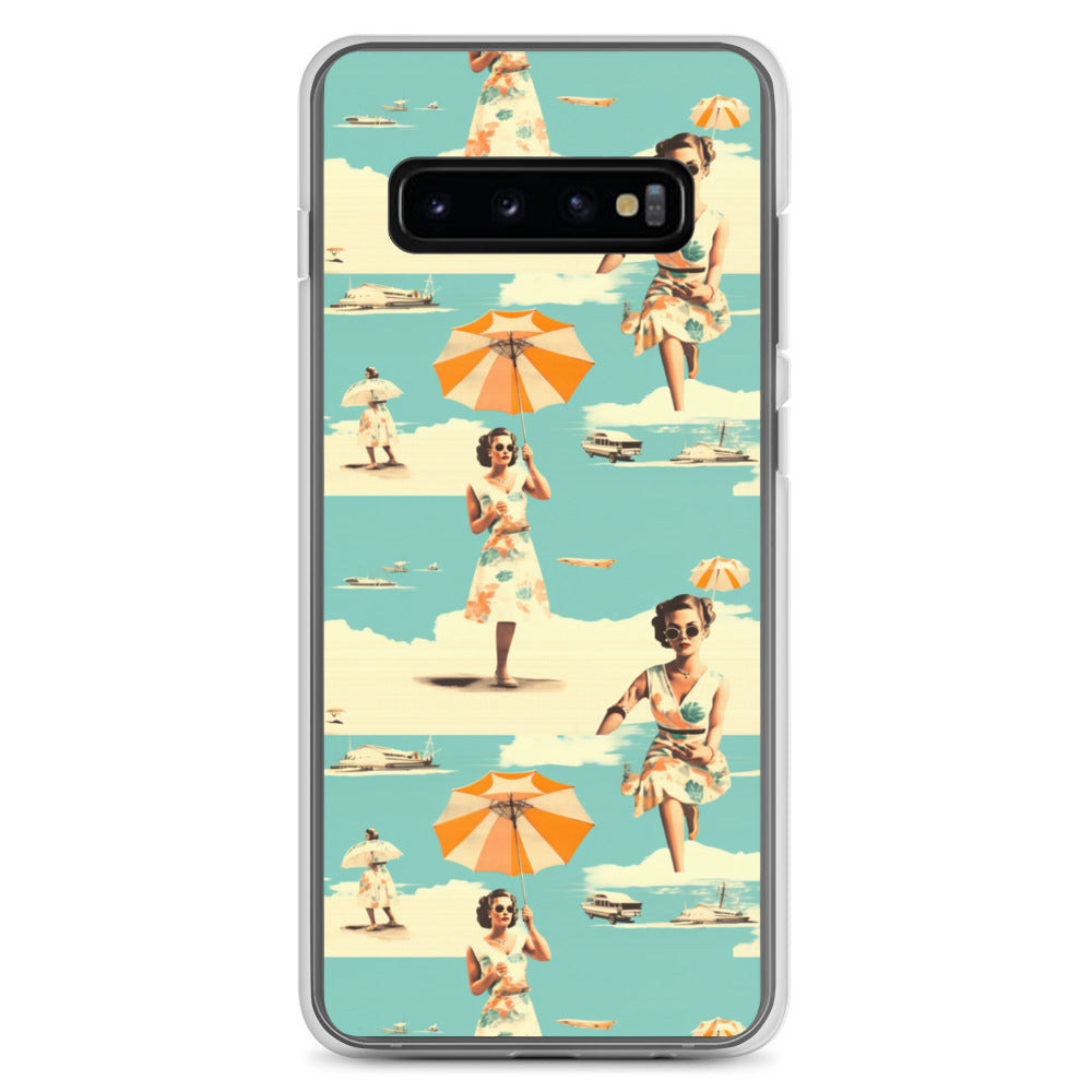 Samsung Case - Vintage Seaside Elegance