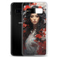 Samsung Case: Japanese Woman with Red Flowers