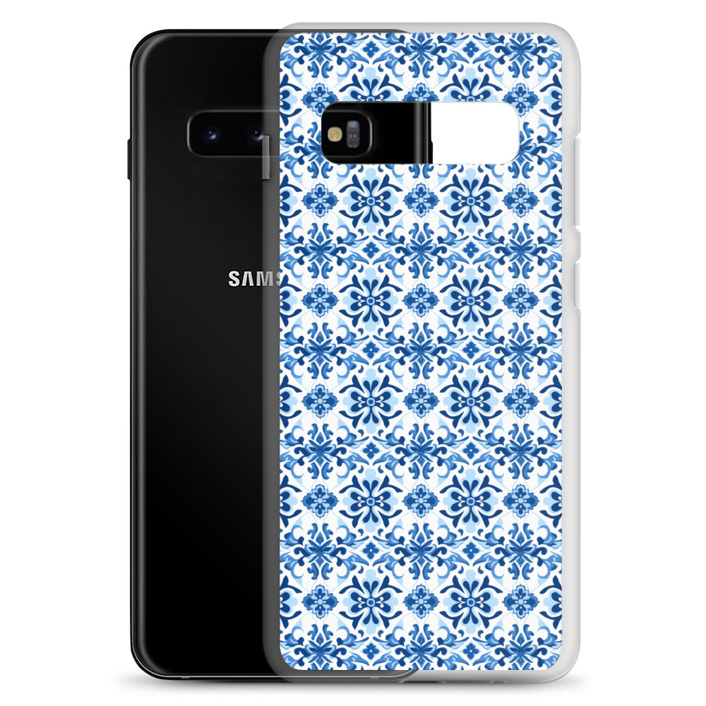 Samsung Case - Blue Ceramic Pattern