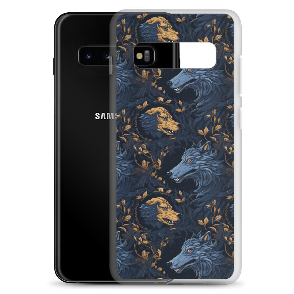 Samsung Case - Wolves Pattern