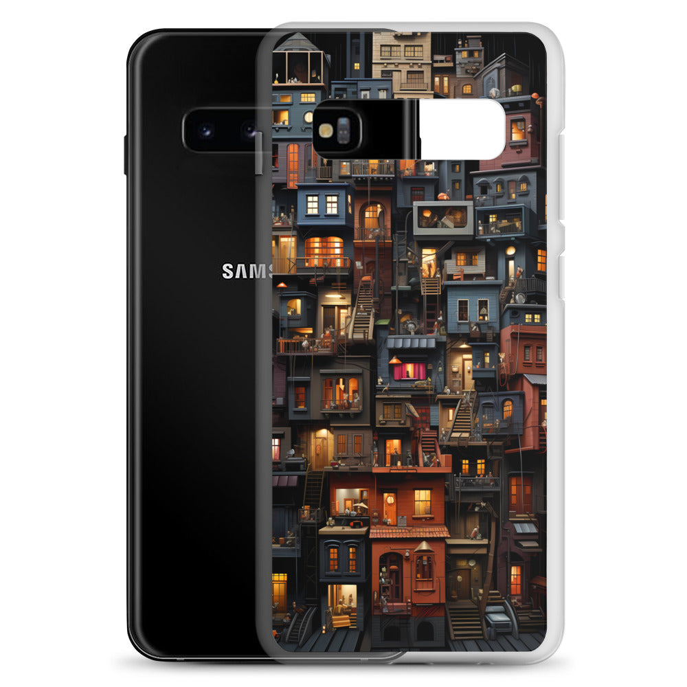 Samsung Case - Cityscape Stacked Apartments