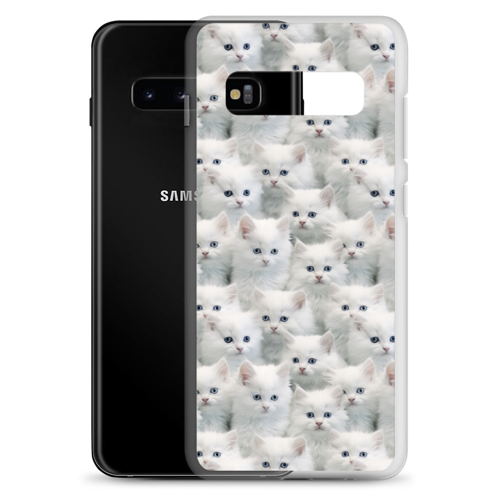 Samsung Case - Cute White Kittens