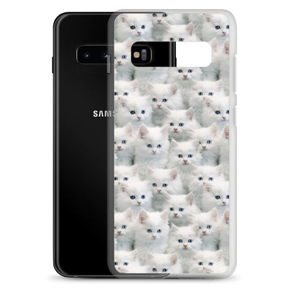 Samsung Case - Cute White Kittens