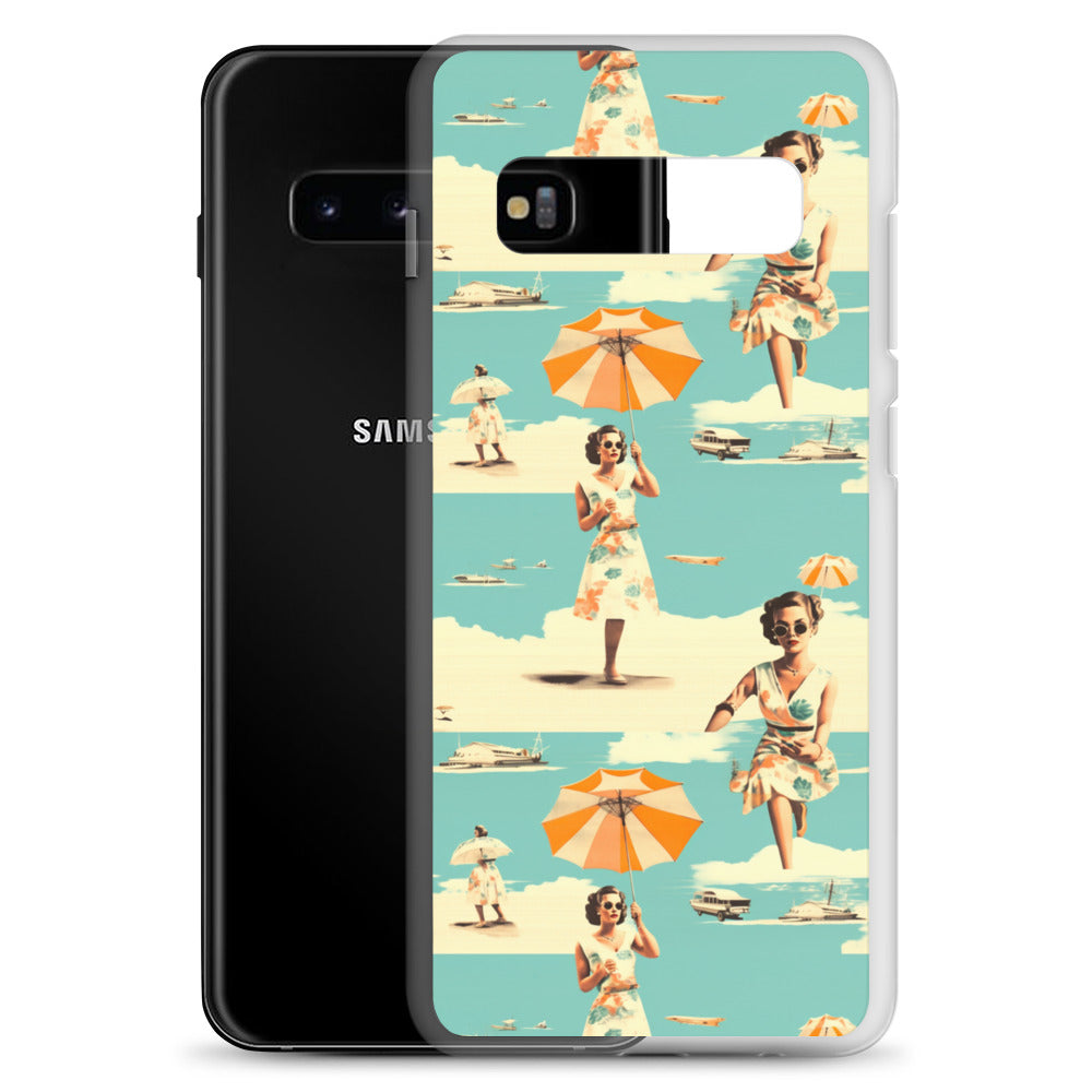 Samsung Case - Vintage Seaside Elegance