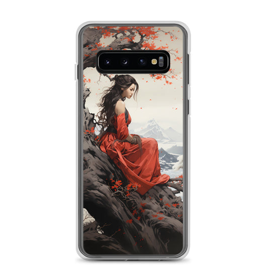 Samsung Case - Japanese Woman Under a Cherry Blossom Tree