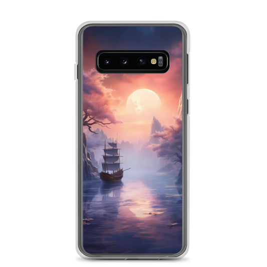 Samsung Case - Japanese Seascape Moonrise