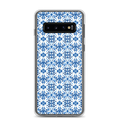 Samsung Case - Blue Ceramic Pattern