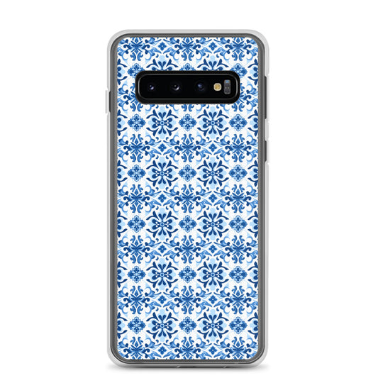 Samsung Case - Blue Ceramic Pattern