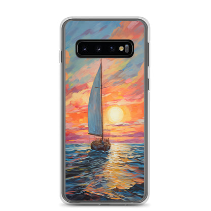 Samsung Case - Luminous Sailboat