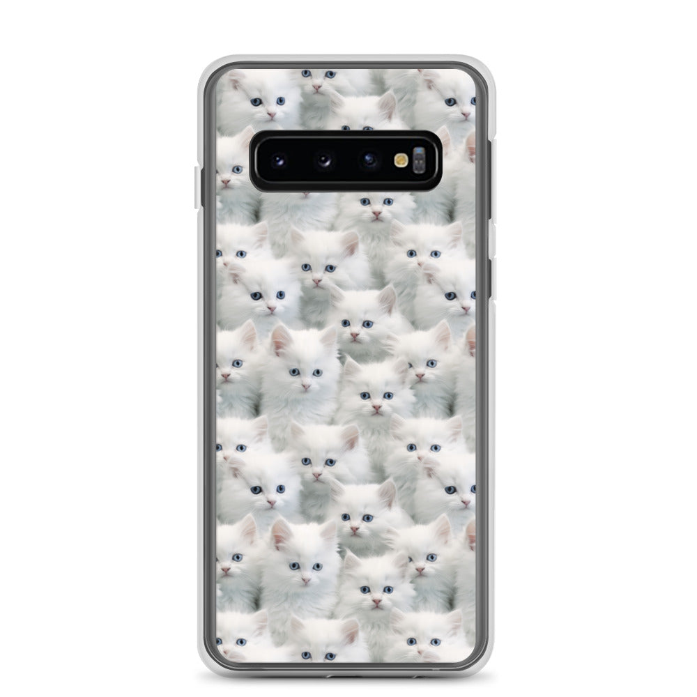 Samsung Case - Cute White Kittens