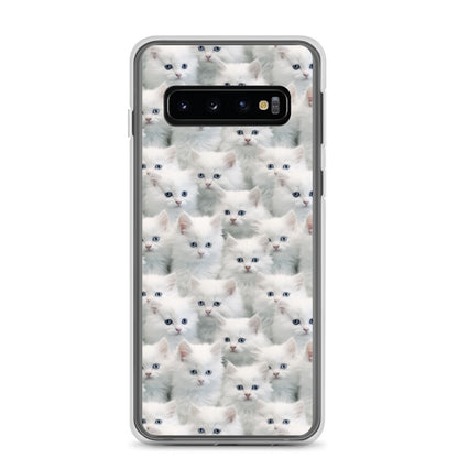 Samsung Case - Cute White Kittens