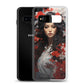 Samsung Case: Japanese Woman with Red Flowers